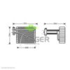 KAGER 94-5732 Evaporator, air conditioning